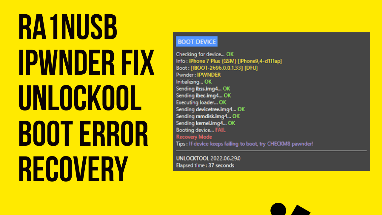 Ra1nusb ipwnder fix unlock tool boot error recovery Ra1nusb ipwnder fix unlock tool boot error recovery