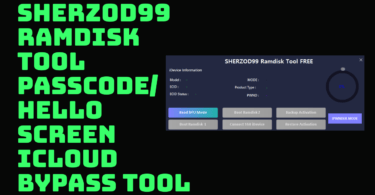 Sherzod99 ramdisk tool passcode hello screen icloud bypass tool