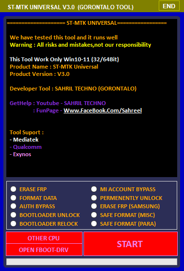St - mtk universal tool v3. 0 St - mtk universal tool v3. 0 free download oppo qualcomm