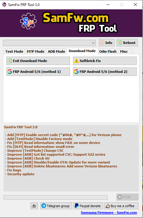 Samfw frp tool 3. 0 latest version setup free download