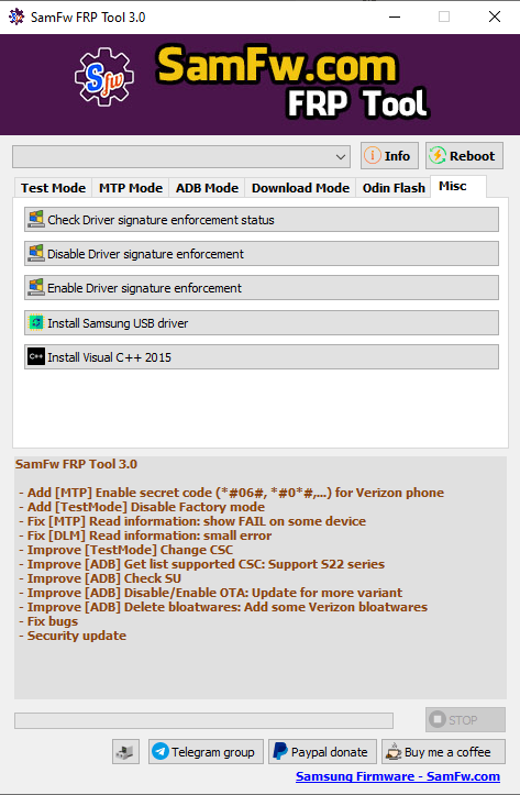 Samfw frp tool 3. 0 latest version setup free download