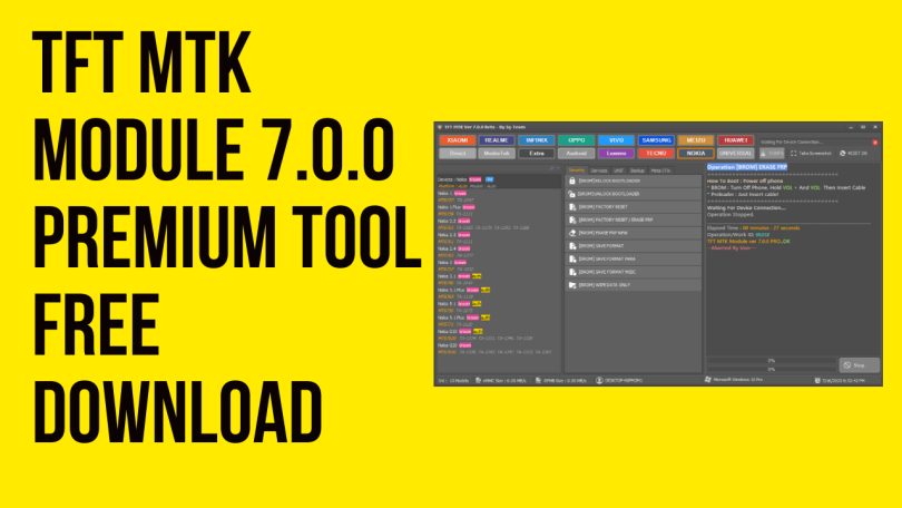 TFT MTK Module 7.0.0 Premium tool Free Download