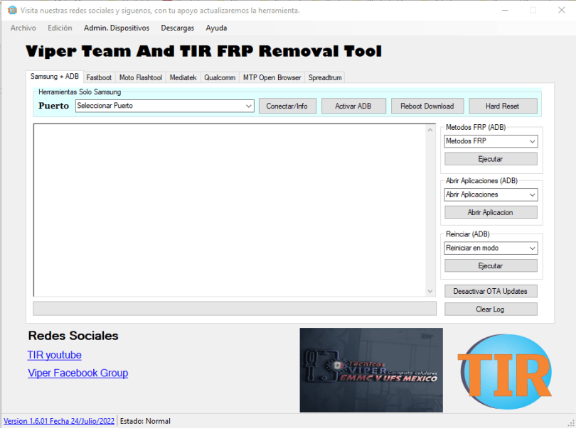 Viper Team TIR FRP Removal Tool MTP FRP Bypass Free Download