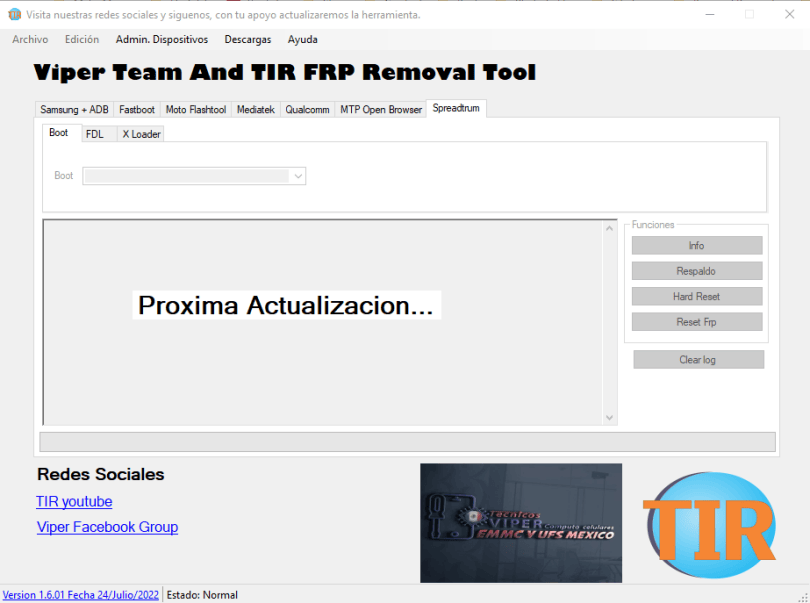 Viper Team TIR FRP Removal Tool MTP FRP Bypass Free Download