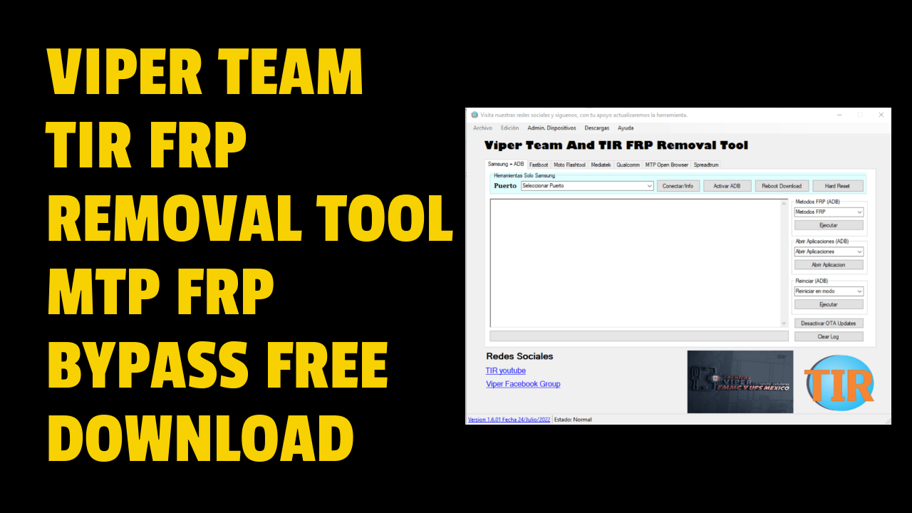 Viper team tir frp removal tool