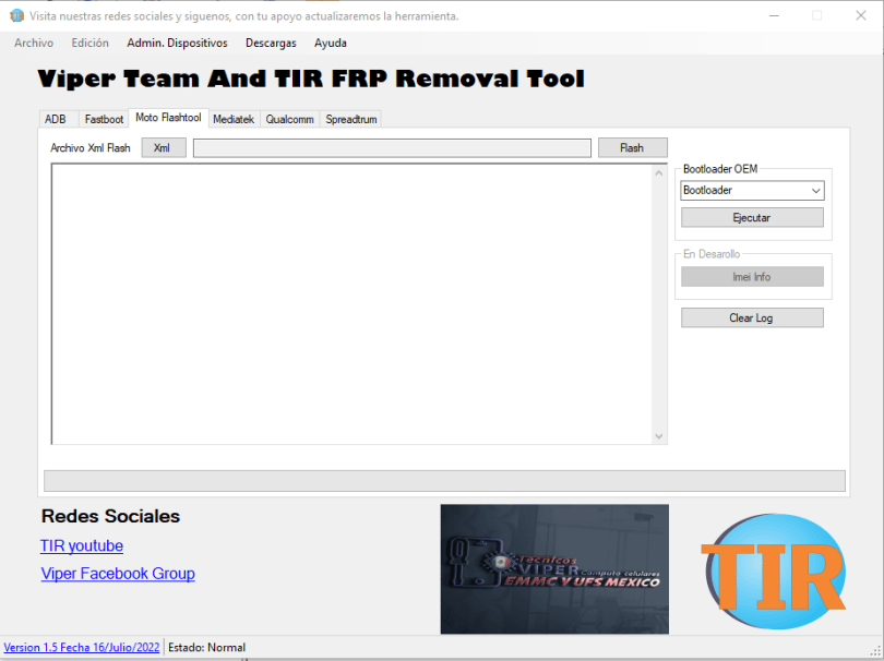 Viper Team TIR FRP Removal Tool Qualcomm And SPD Flashing Tool Free Download