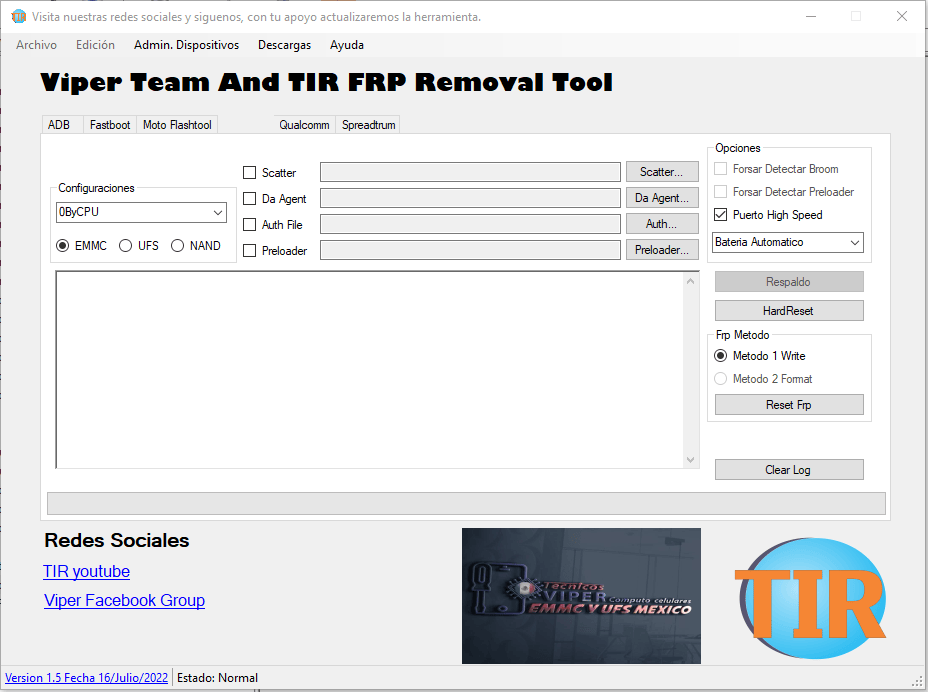 Viper team tir frp removal tool qualcomm and spd flashing tool