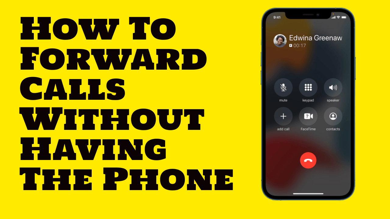 How to forward calls without having the phone