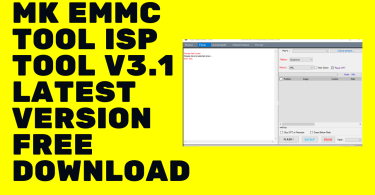 MK EMMC Tool ISP Tool V3.1 Latest Version Free Download