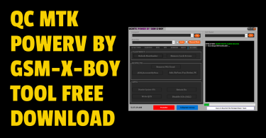 QC MTK POWERV By GSM-X-Boy Tool Free Download