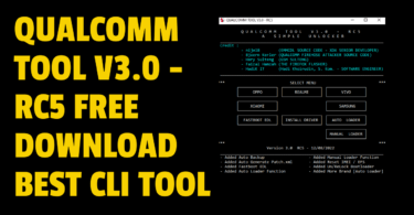 Qualcomm tool v3. 0 - rc5 free download best cli tool