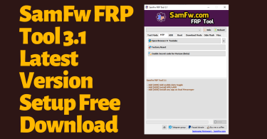 SamFw FRP Tool 3.1 Latest Version Setup Free Download