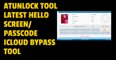 Atunlock tool latest hello screen passcode icloud bypass tool