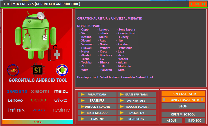 Auto mtk pro tool v2. 5 by gorontalo android tool