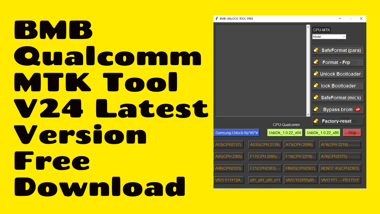 Bmb qualcomm mtk tool v24 latest version free download