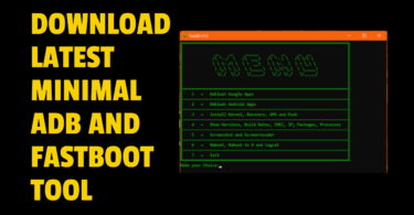 Minimal adb and fastboot tool