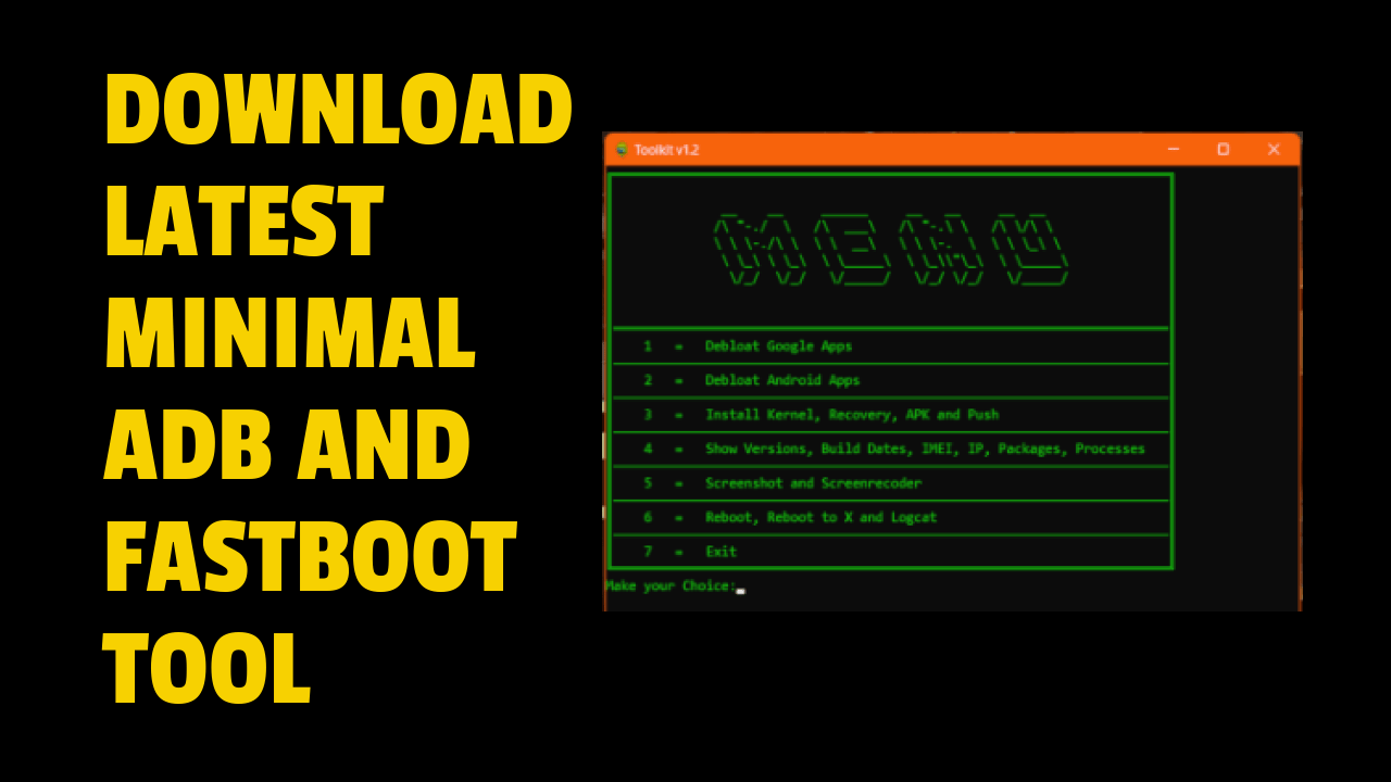 Download minimal adb and fastboot tool Minimal adb and fastboot tool