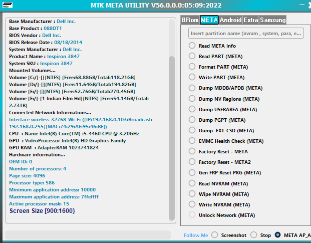 Mtk meta mode utility v56 | mtk auth bypass tool v56 free write error 5 fixed mtk samsung tool and working 100%