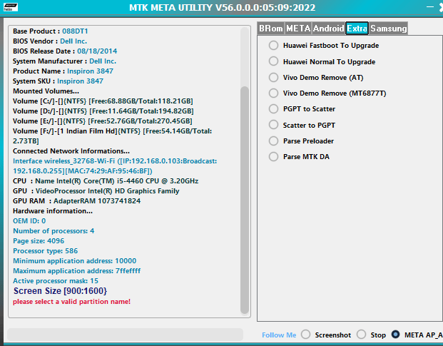 Mtk auth bypass tool v56 – mtk meta utility tool