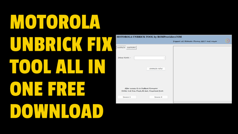 Motorola Unbrick Tool All in One Free Download