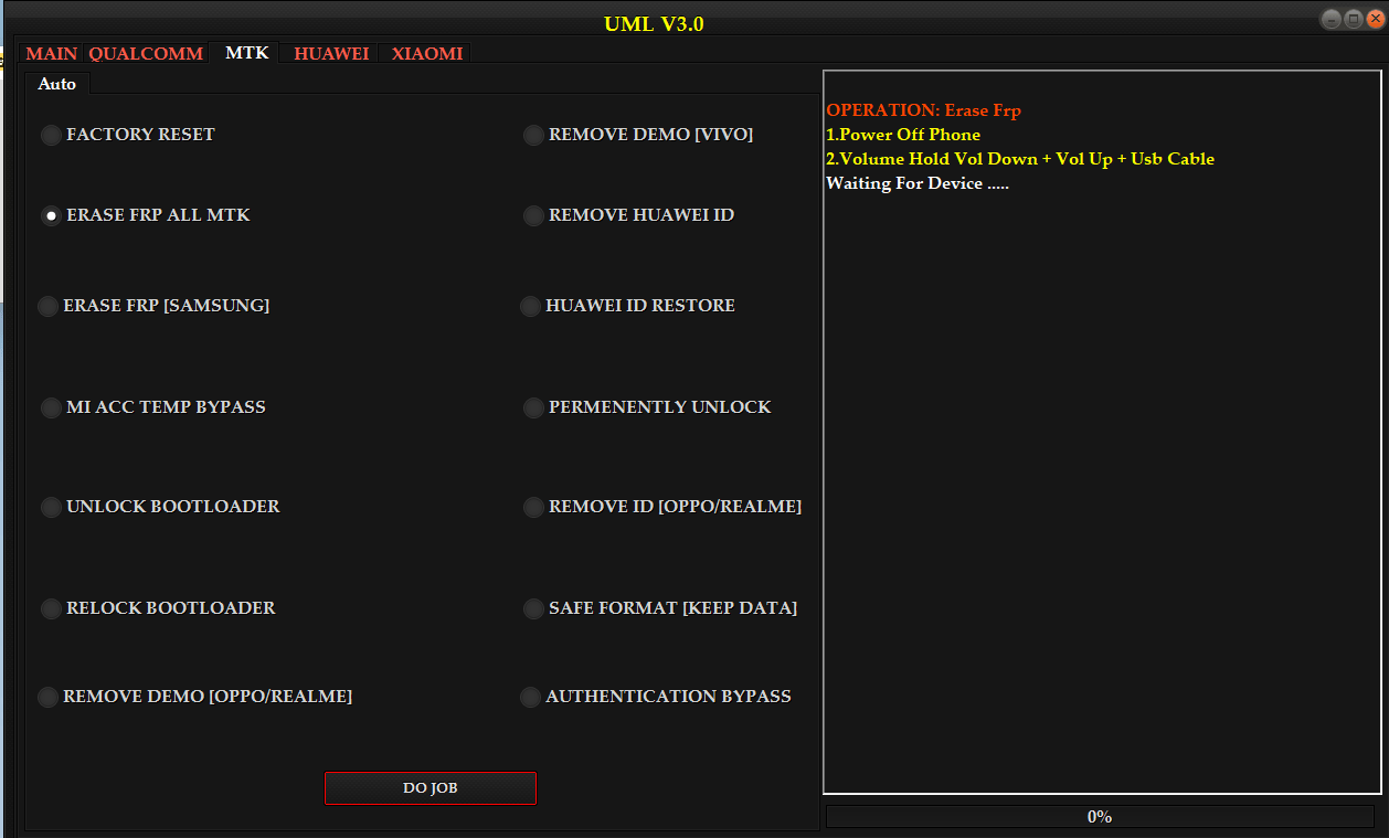 Uml tool v3. 0 with keygen | qualcomm - mediatek - adb & fastboot