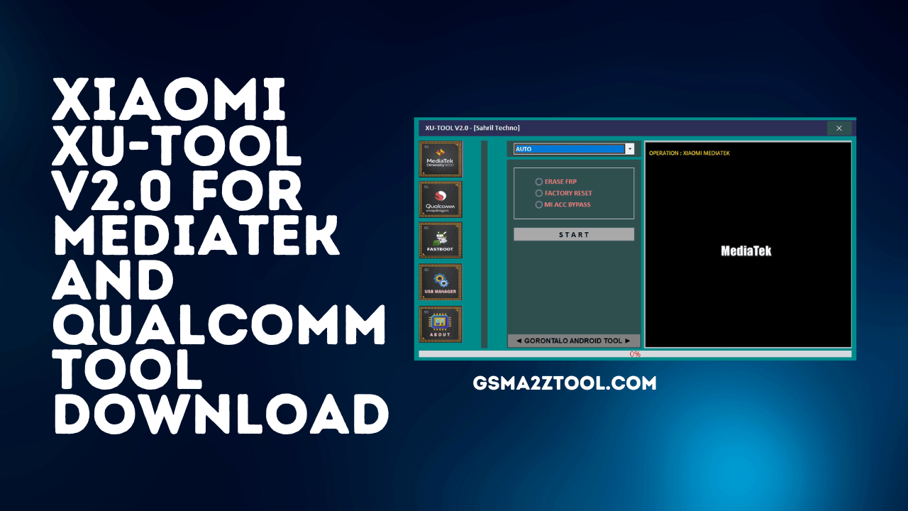 Xu - tool v2. 0 (xiaomi unlocker) for mediatek and qualcomm tool download