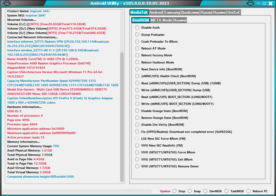 Android utility tool v105 Android utility tool v105