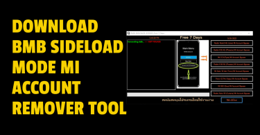 Download BMB Sideload Mode Mi Account Remover Tool