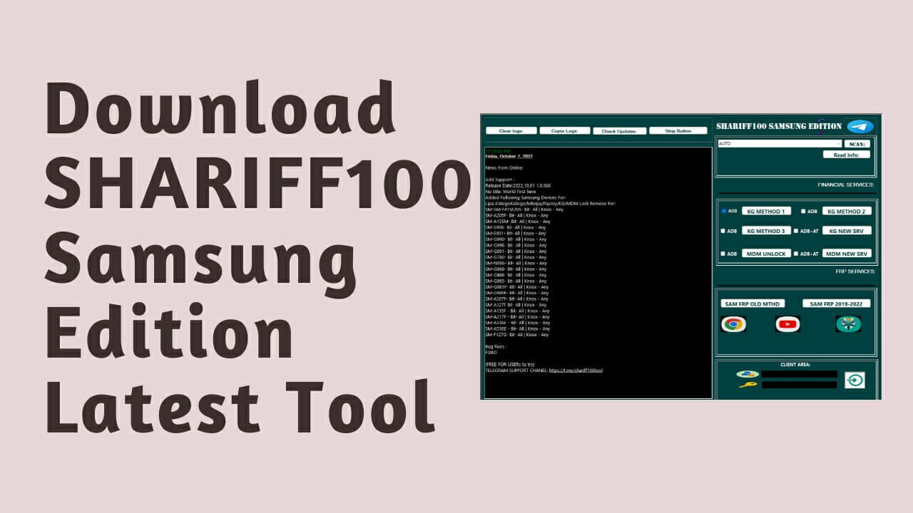 Download shariff100 samsung edition tool