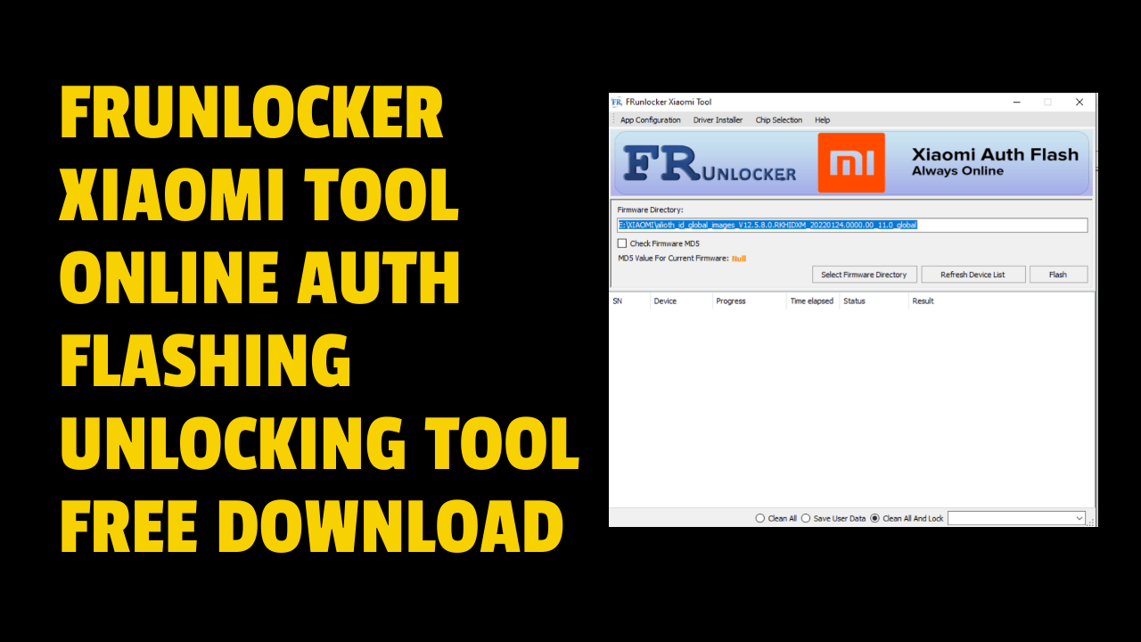 Frunlocker xiaomi tool online auth flashing unlocking tool free download