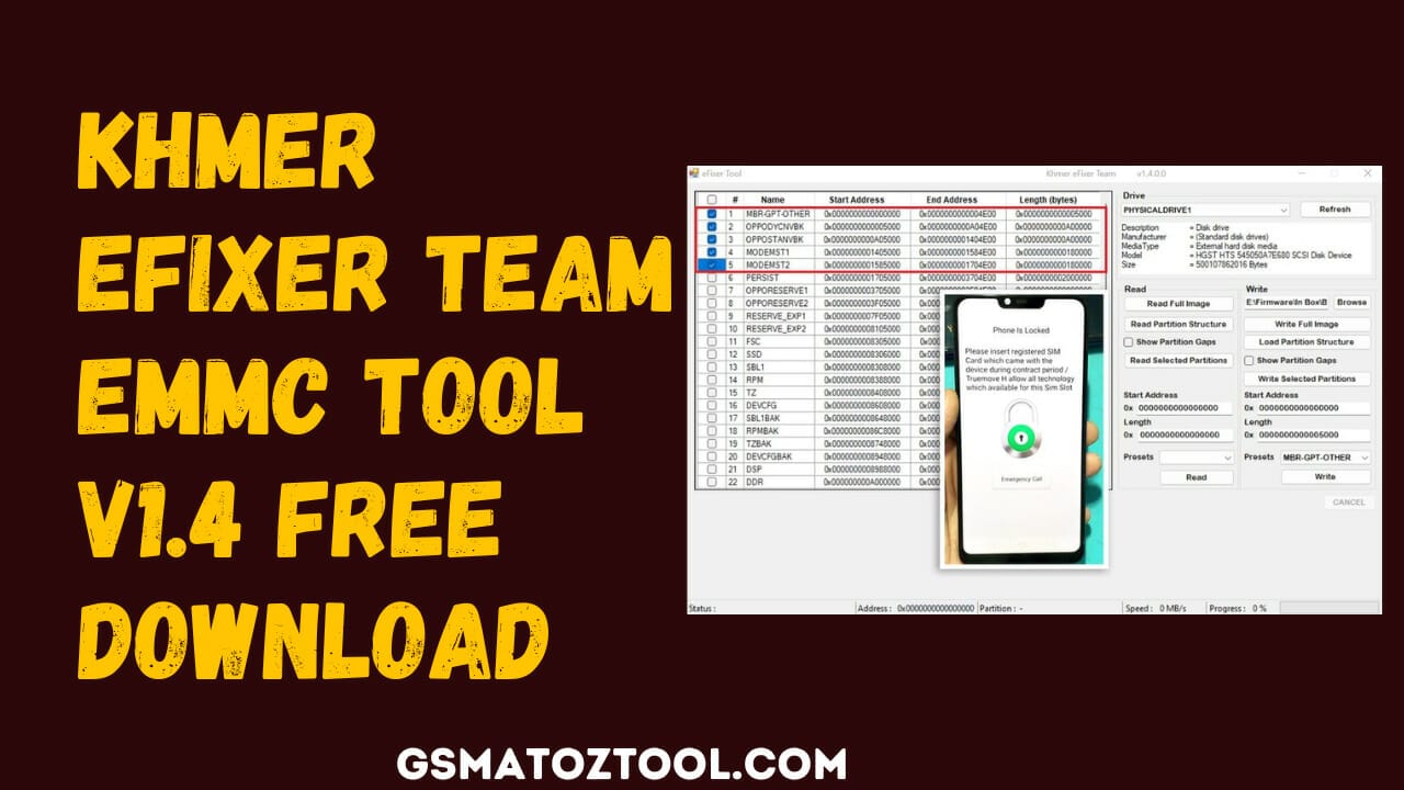 Khmer efixer team emmc tool