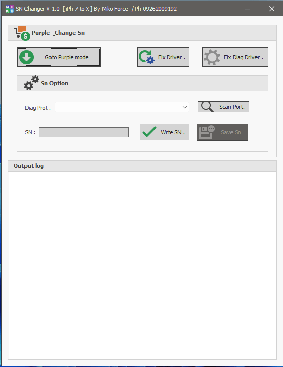 Sn changer iphone 7 to x supported tool