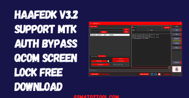 Haafedk v3.2 Support MTK Auth Bypass Qcom Screen lock Free Download