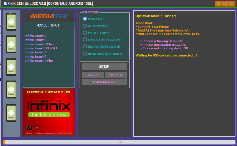 Infinix GSM Unlock Tool 2.0 Free Download