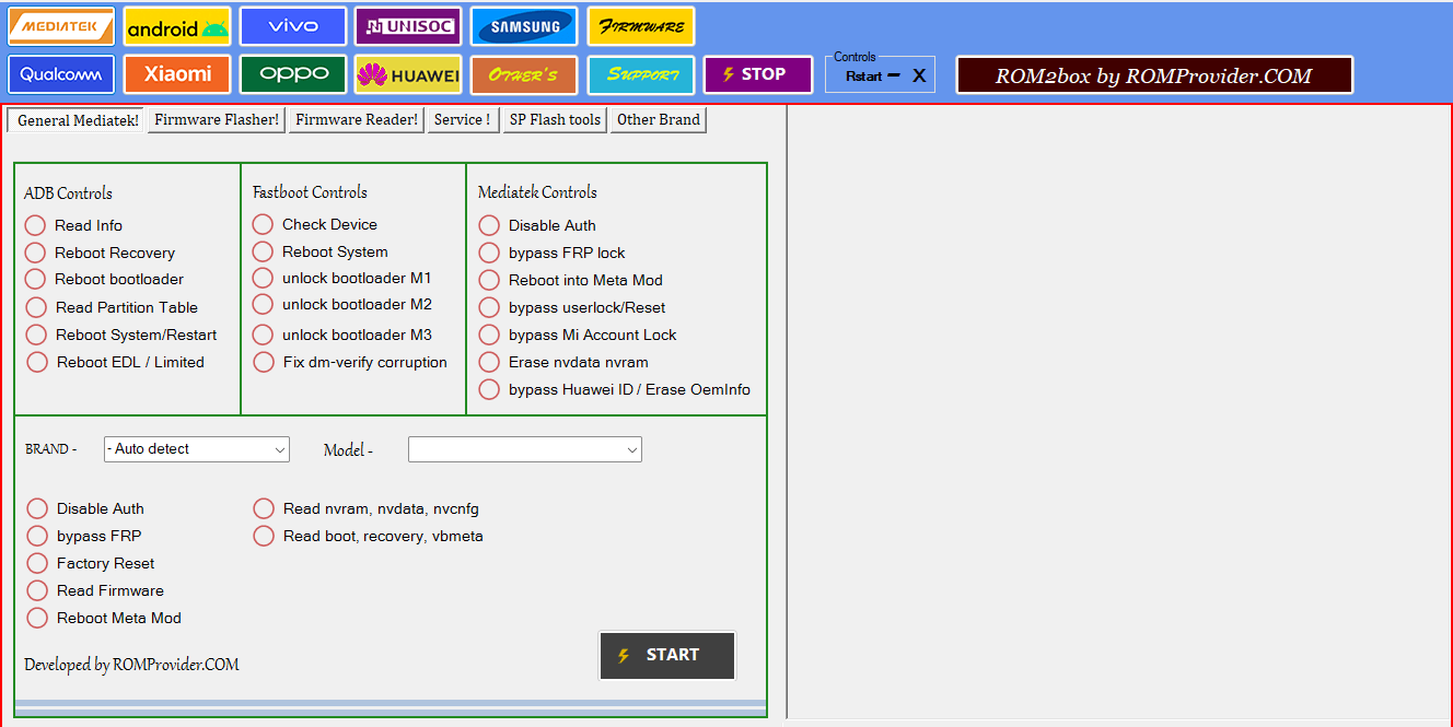 Rom2box v3. 2 all in one frp flashing unlocking tool