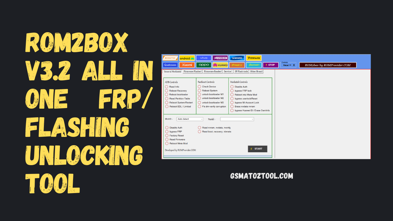 Rom2box v3. 2 all in one frp flashing unlocking tool