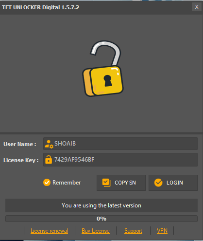 Tft unlocker digital 1. 5. 7. 2 Tft unlocker digital 1. 5. 7. 2
