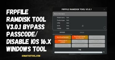 FRPFILE Ramdisk Tool V3.0.1 Tool Passcode Disable/Hello Screen Bypass Tool