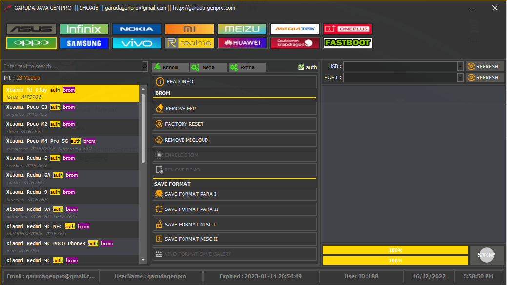 Garuda java gen pro