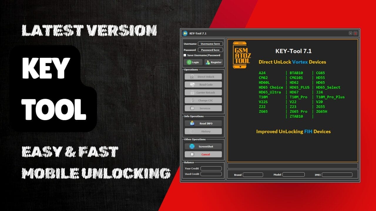 Key tool easy & fast mobile unlocking Key tool easy & fast mobile unlocking