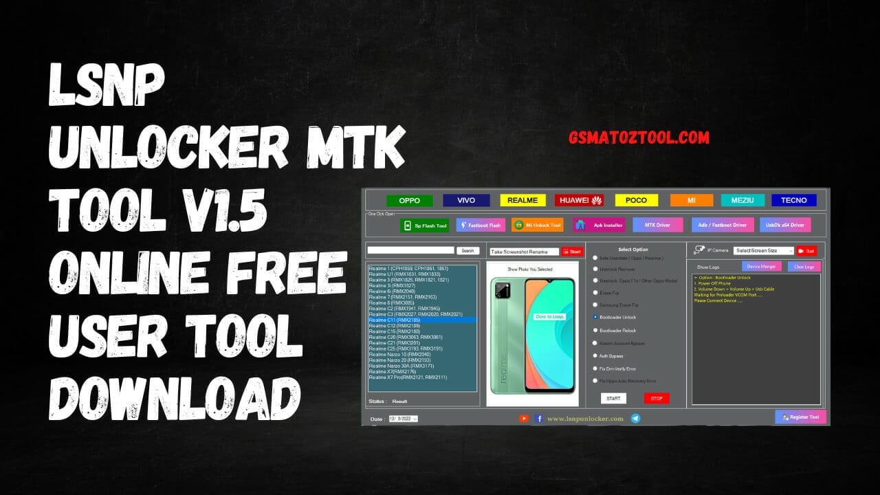 Lsnp Unlocker MTK Tool V1.5 Free User Tool Download