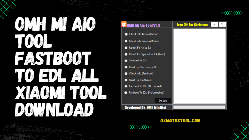 OMH MI AIO Tool V1.3 Fastboot to EDL All Xiaomi Tool Download