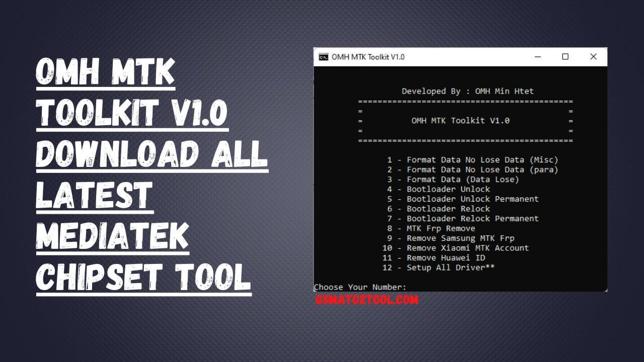 Omh mtk toolkit v1. 0 all latest mediatek chipset tool download Omh mtk toolkit v1. 0 all latest mediatek chipset tool download