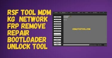 Rsf tool mdm | kg | network | frp remove | repair | bootloader unlock tool