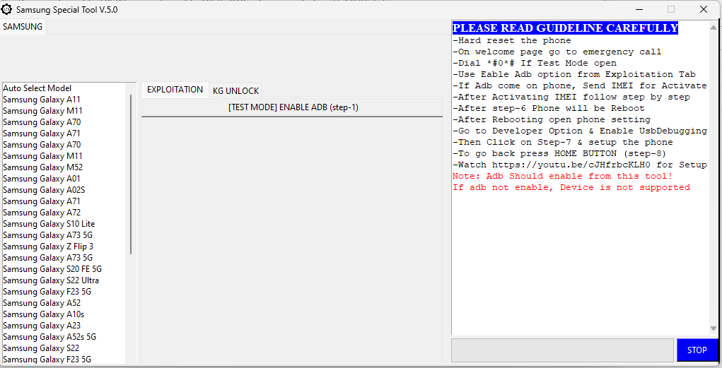 Samsung special tool v5. 0 Samsung special tool v5. 0