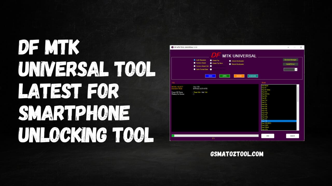 Df mtk universal tool latest for smartphone unlocking tool