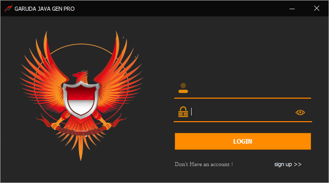 Garuda java gen pro tool