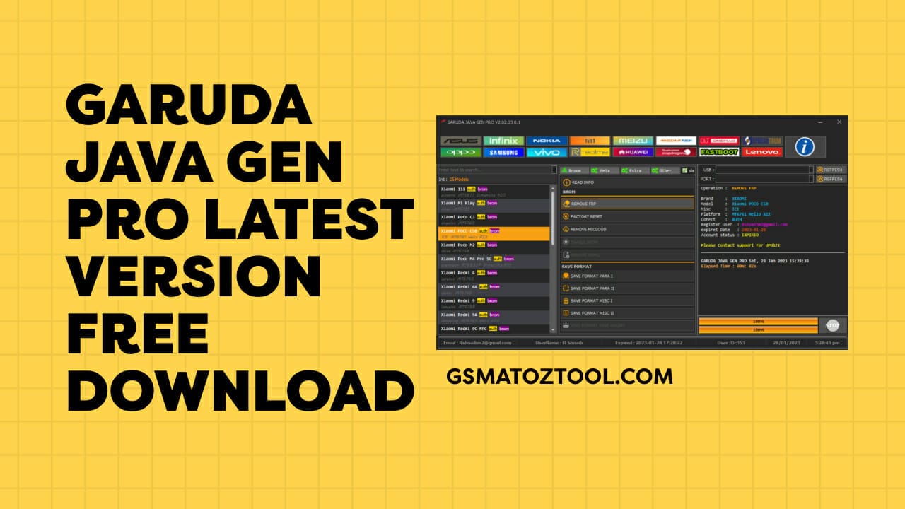 Garuda java gen pro v2. 02. 23. 01 latest version free download