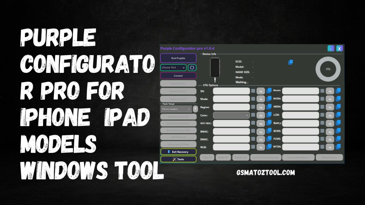 Purple configurator pro for iphone ipad models windows tool download