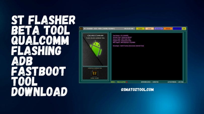 ST Flasher BETA Tool Qualcomm Flashing ADB Fastboot Tool Download